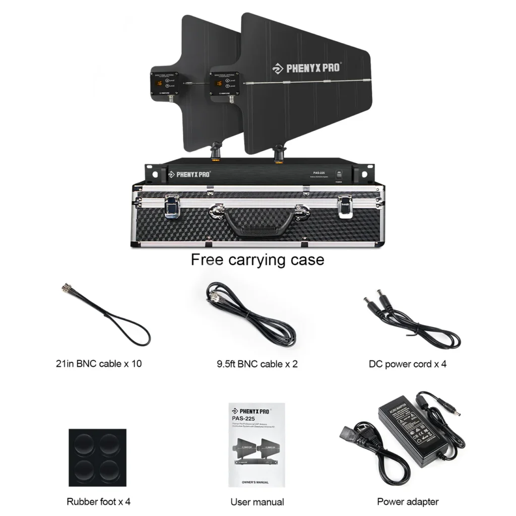 Phenyx Pro PAS-225X bundle and accessories.